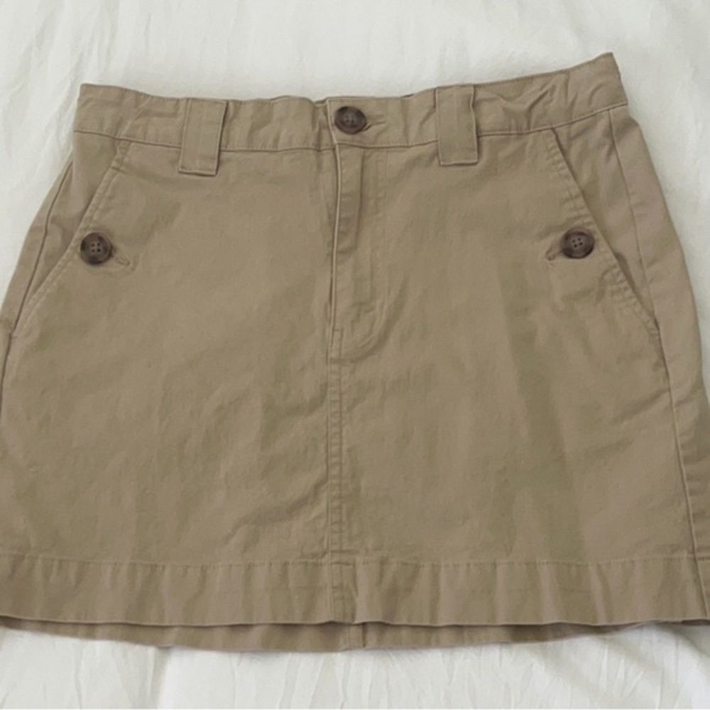 Khaki skirt size 4